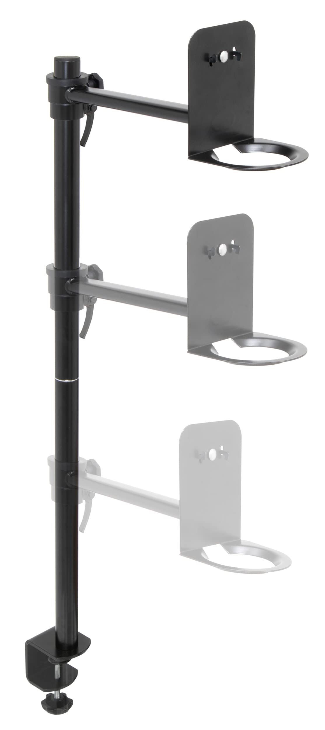 Adjustable Prism Projector Tabletop Stand with Clamp Base - Portable Desktop Projector Mount for Home Theater, Office Presentations & Classroom Teaching