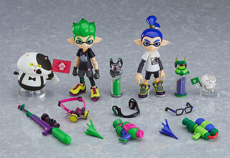 Figma #462 DX Inkling Boy Two Pack - Splatoon Action Figures for Kids & Collectors - Perfect for Gaming Decor, Gift Giving & Display