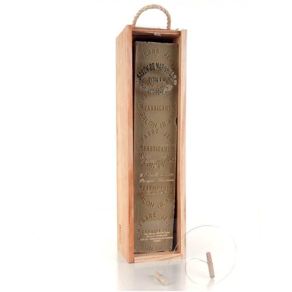 Marius Fabre Marseilles Olive Oil Soap Gift Box - 2.5 Kg (5.5 Lb) - Natural, Vegan & Handmade French Soap for Skin Care, Bath & Luxury Gifts