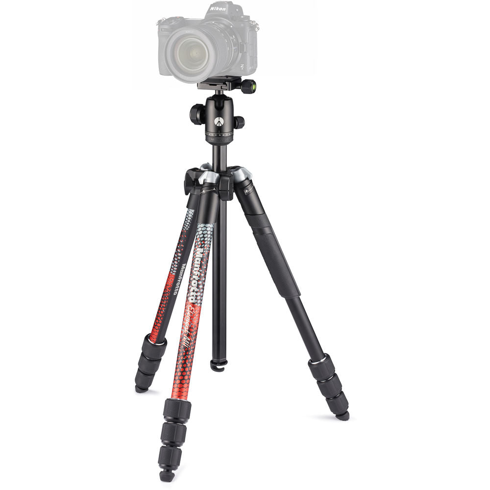 Manfrotto Element MII Travel Tripod - Lightweight Aluminum Camera Tripod for DSLR & Mirrorless Cameras - Perfect for Travel, Hiking & Outdoor Photography