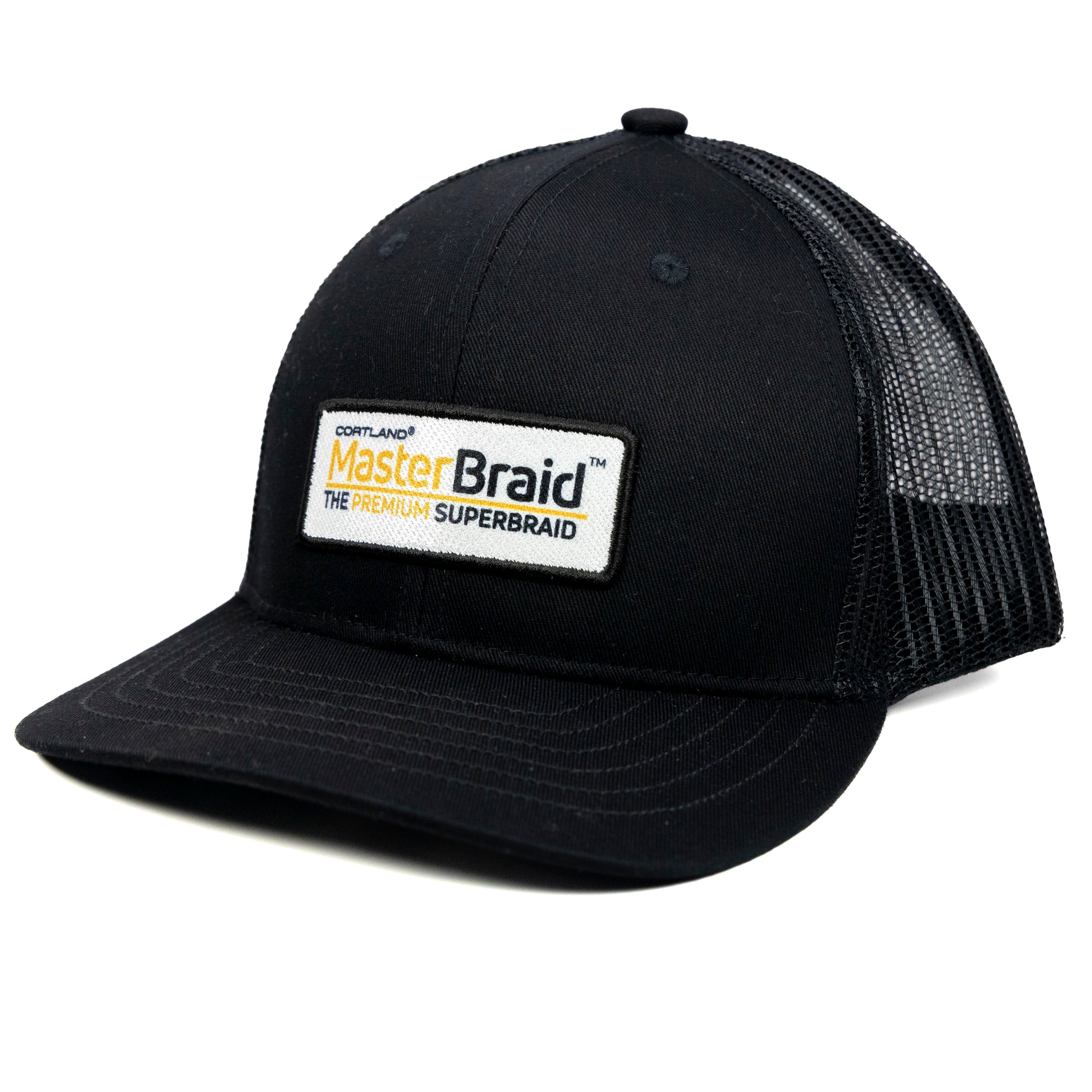 Master Braid Trucker Hat for Men & Women - Stylish Black Mesh Snapback Cap for Outdoor Activities, Sports & Casual Wear