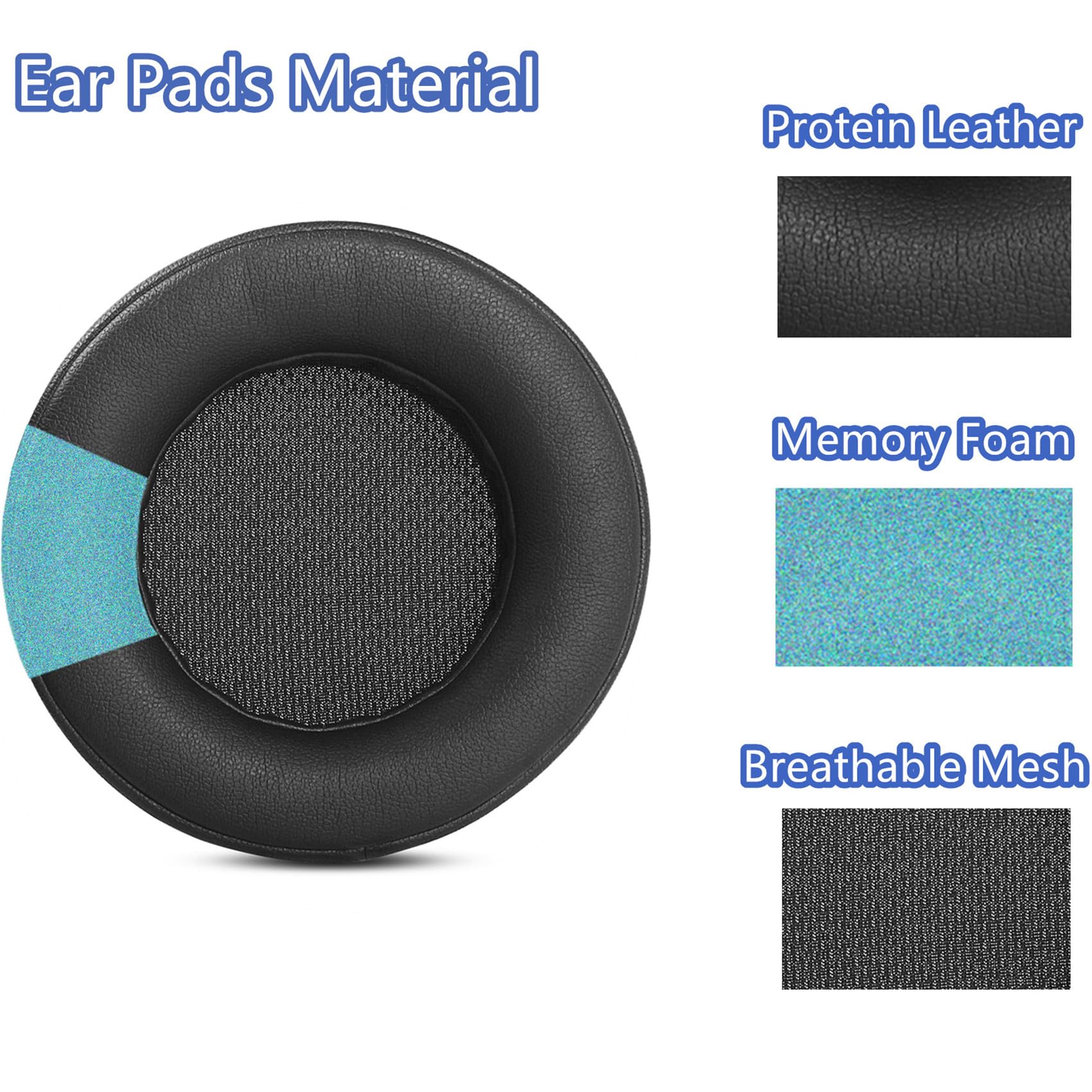 **Replacement Memory Foam Ear Pads for Corsair Virtuoso RGB Wireless SE Gaming Headset - Soft Black Earcup Cushions - Perfect for Long Gaming Sessions & Noise Isolation**