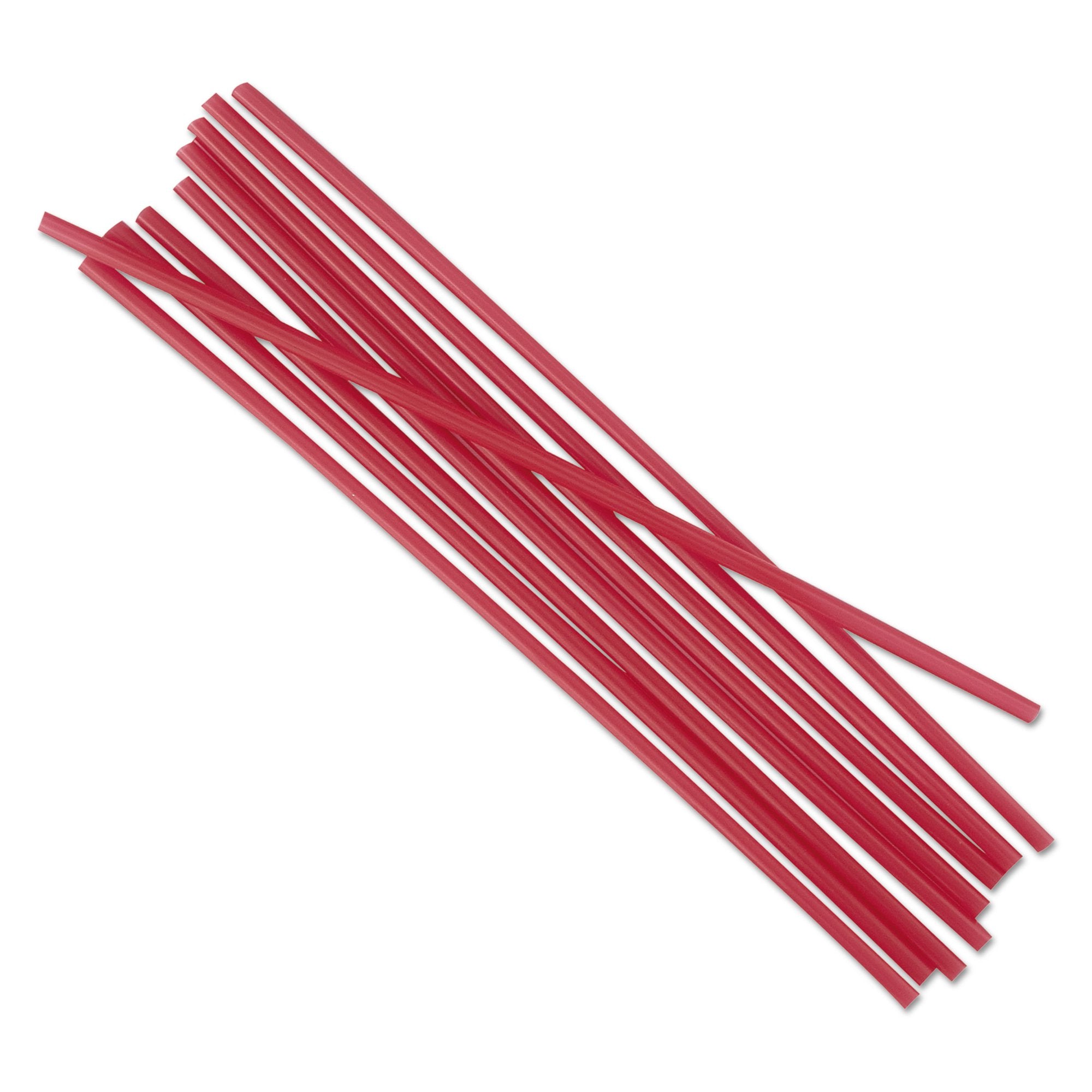 6-Pack Reusable Stirring Straws - Red (1000 Count) - Perfect for Coffee, Tea, Smoothies & Cocktails at Home, Office or Cafes