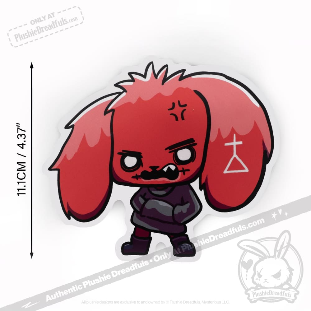 Plushie Dreadfuls Vinyl Sticker Pack Vol. 2 - Cute Kawaii Stickers for Laptops, Water Bottles & Journals - Perfect for DIY Crafts, Scrapbooking & Gift Decoration