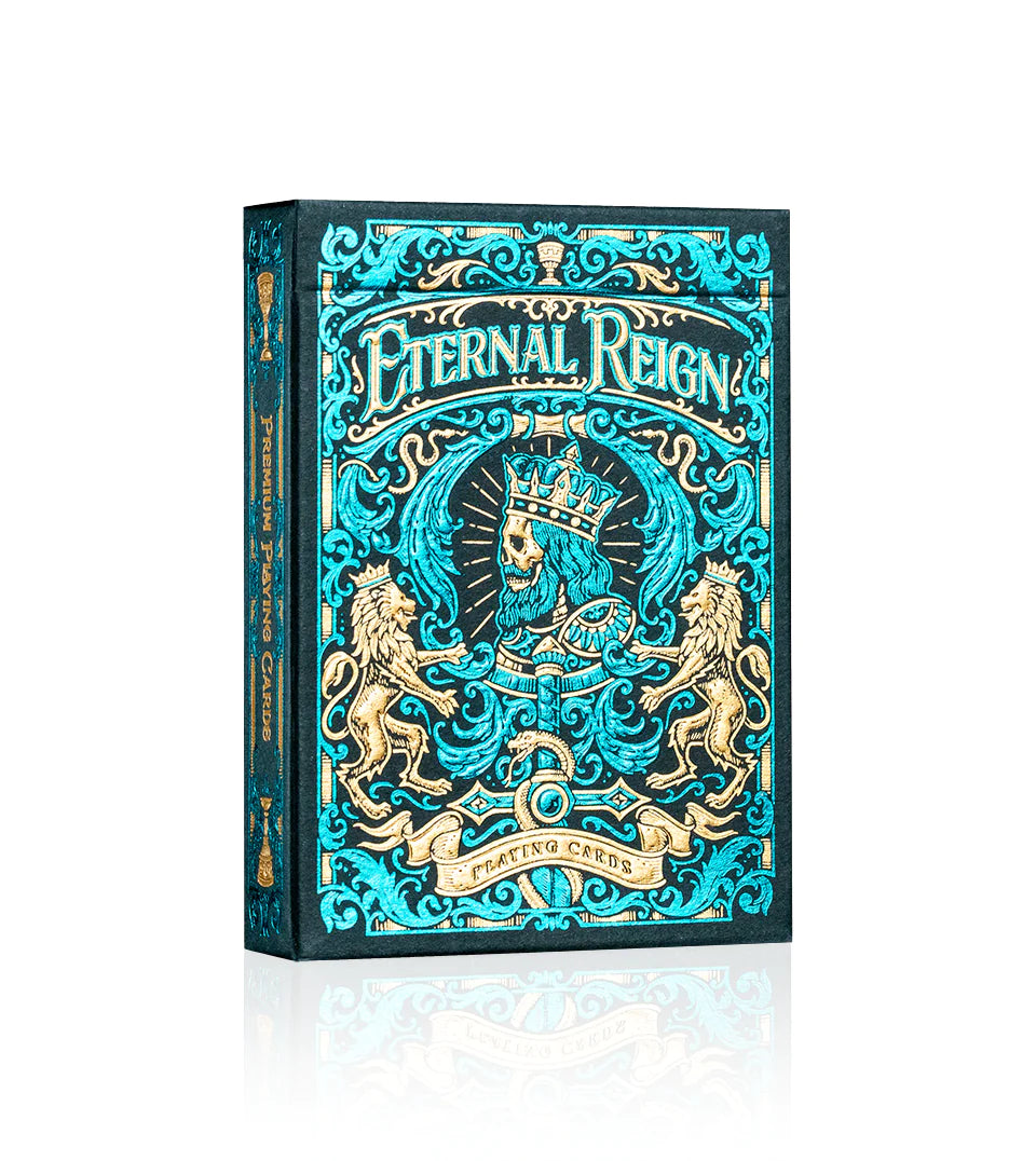 Eternal Reign Sapphire Kingdom Playing Cards by Riffle Shuffle - Premium Collectible Deck for Cardistry, Magic Tricks & Poker Nights