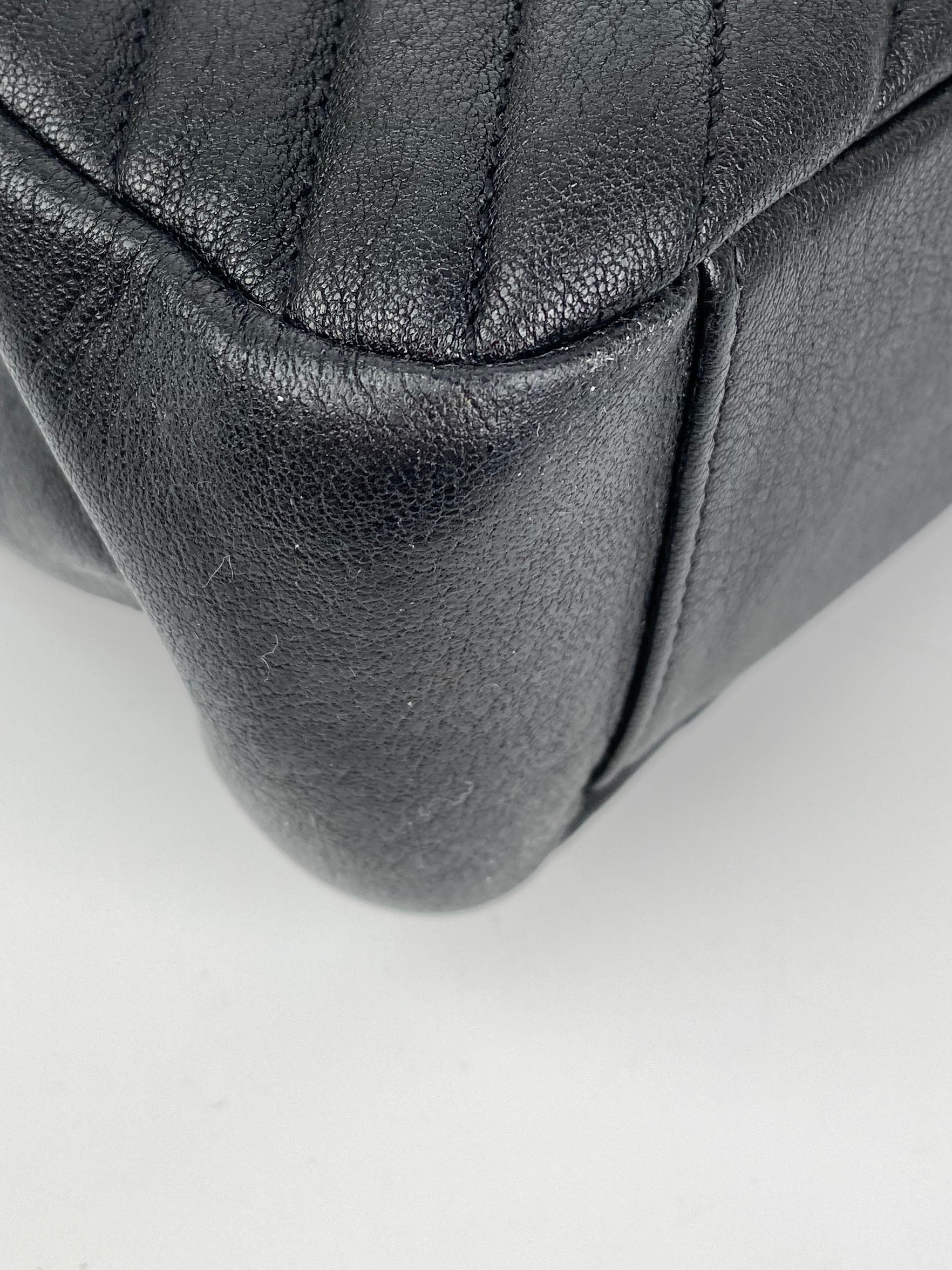 Saint Laurent Large Black Quilted Leather College Bag - Luxury Designer Handbag for Women, Perfect for Work, Travel & Everyday Use