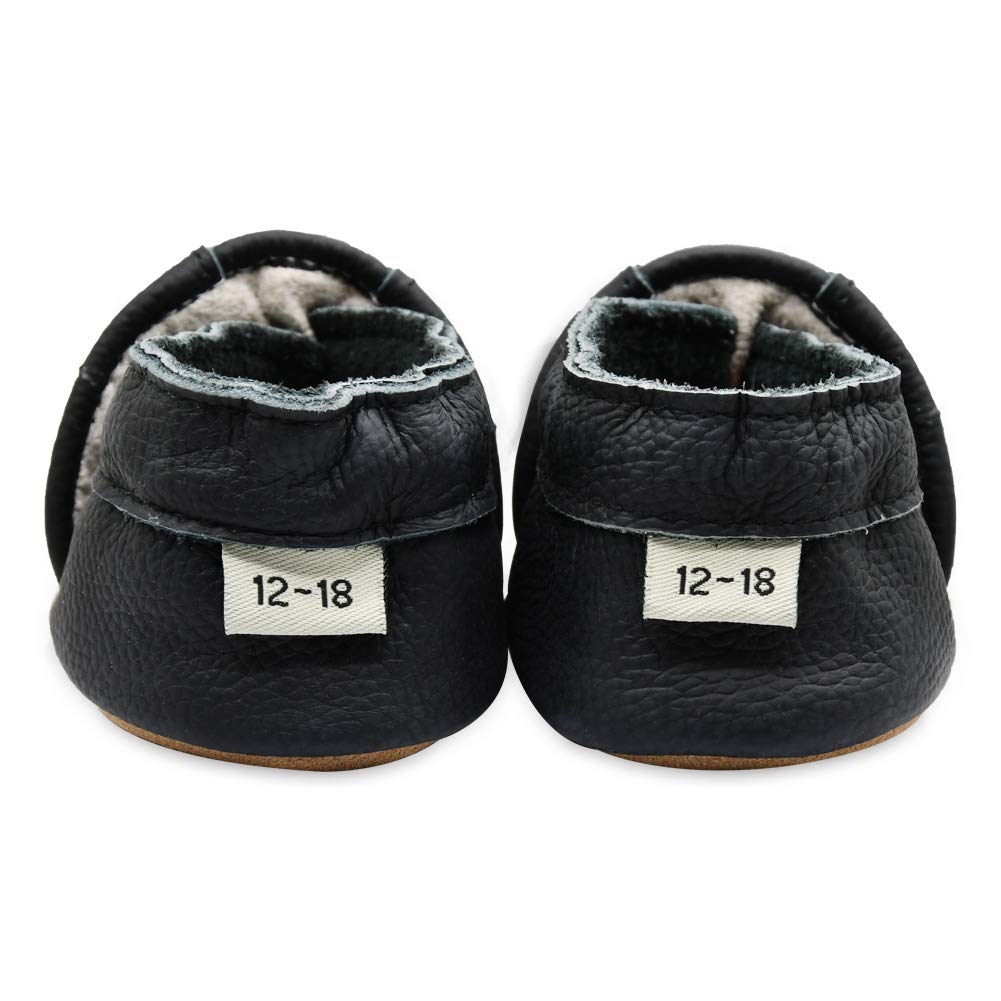 iEvolve Soft Sole Baby Shoes for Girls & Boys - First Walker Crib Shoes & Toddler Moccasins - Perfect for Indoor Play, First Steps & Special Occasions