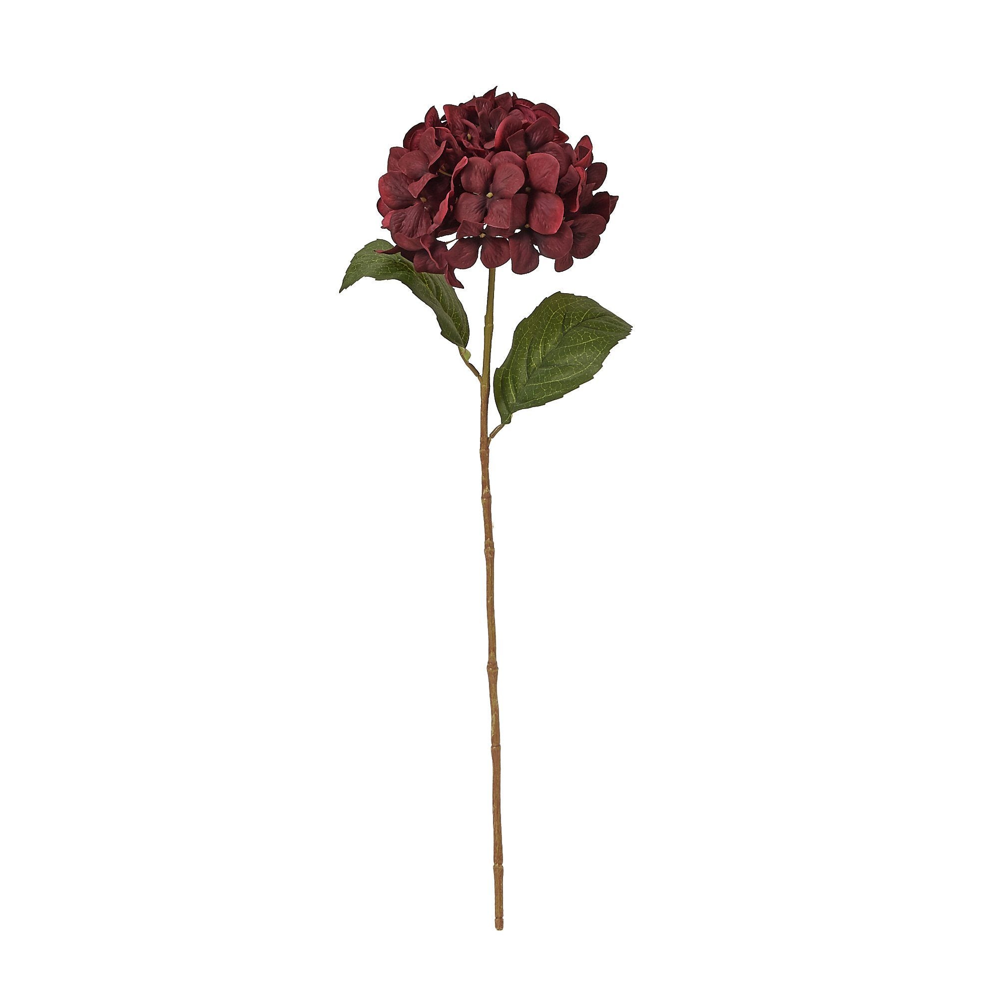 Dark Pink Artificial Hydrangea Flowers - Realistic Silk Floral Arrangement for Home Decor, Wedding Centerpieces, and Party Decorations