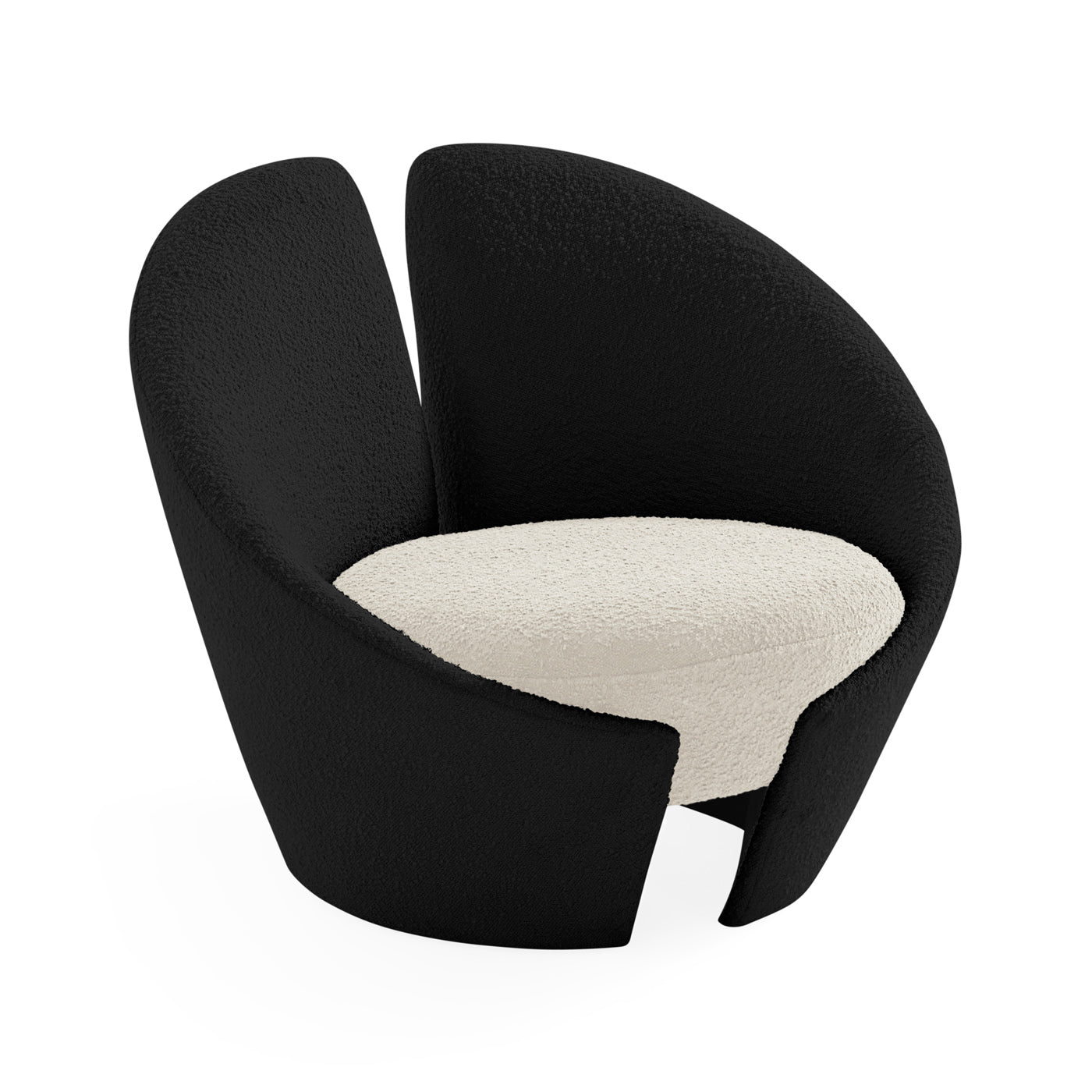 Marais Lounge Chair - Modern Accent Chair for Living Room, Bedroom, or Office - Comfortable Upholstered Armchair with Wooden Legs - Perfect for Relaxing, Reading, or Decorating Your Space
