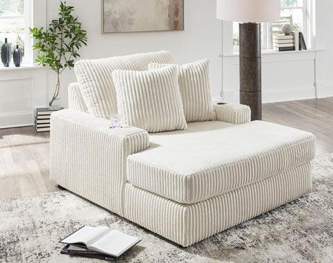 Lindyn Ivory Chaise Lounge Sofa 2110415 - Elegant Modern Living Room Furniture for Relaxing & Home Decor