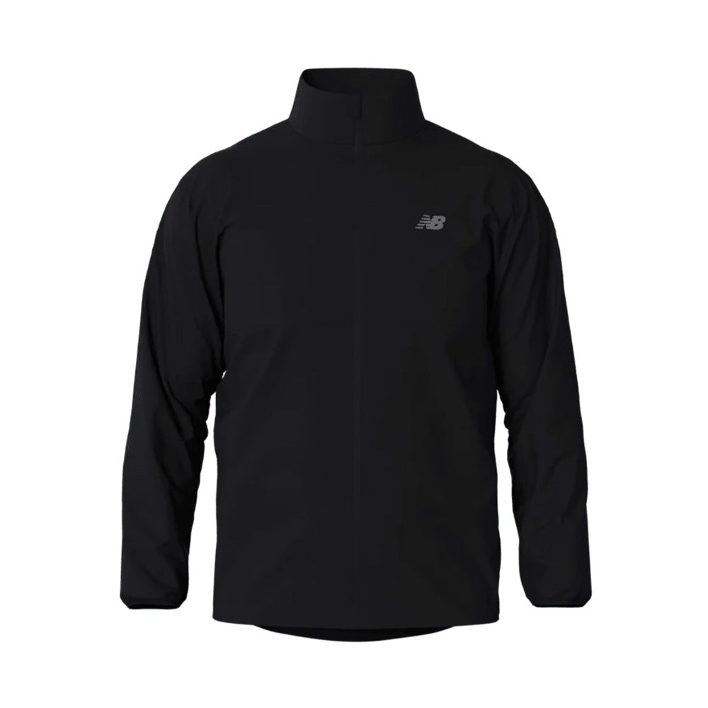New Balance Men's Lightweight Packable Jacket - Water-Resistant Windbreaker for Running, Hiking & Outdoor Activities