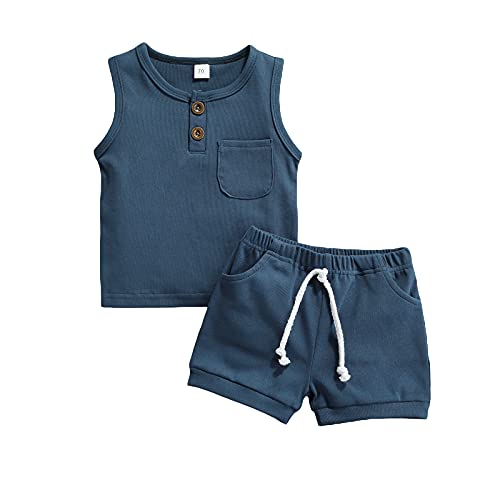 Sleeveless Indigo