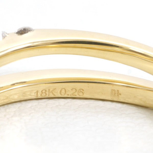 18K Yellow Gold Diamond Ring for Women - Elegant Solitaire Engagement & Wedding Band - Perfect for Proposals, Anniversaries, and Special Occasions
