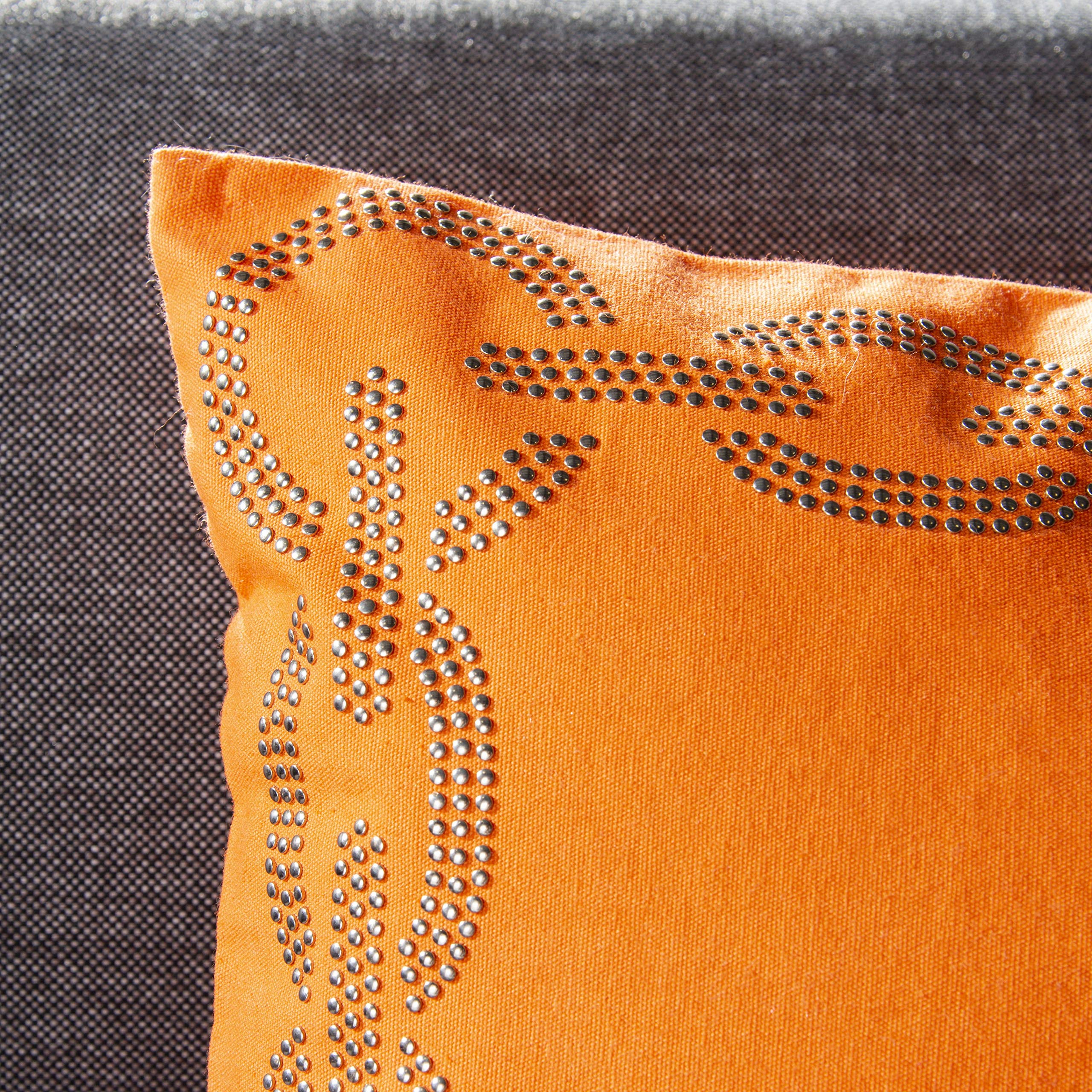 SAFAVIEH Sibine Orange Throw Pillows 12x20 Inches (Set of 2) - Soft Decorative Cushions for Sofa, Bed, Living Room & Home Decor