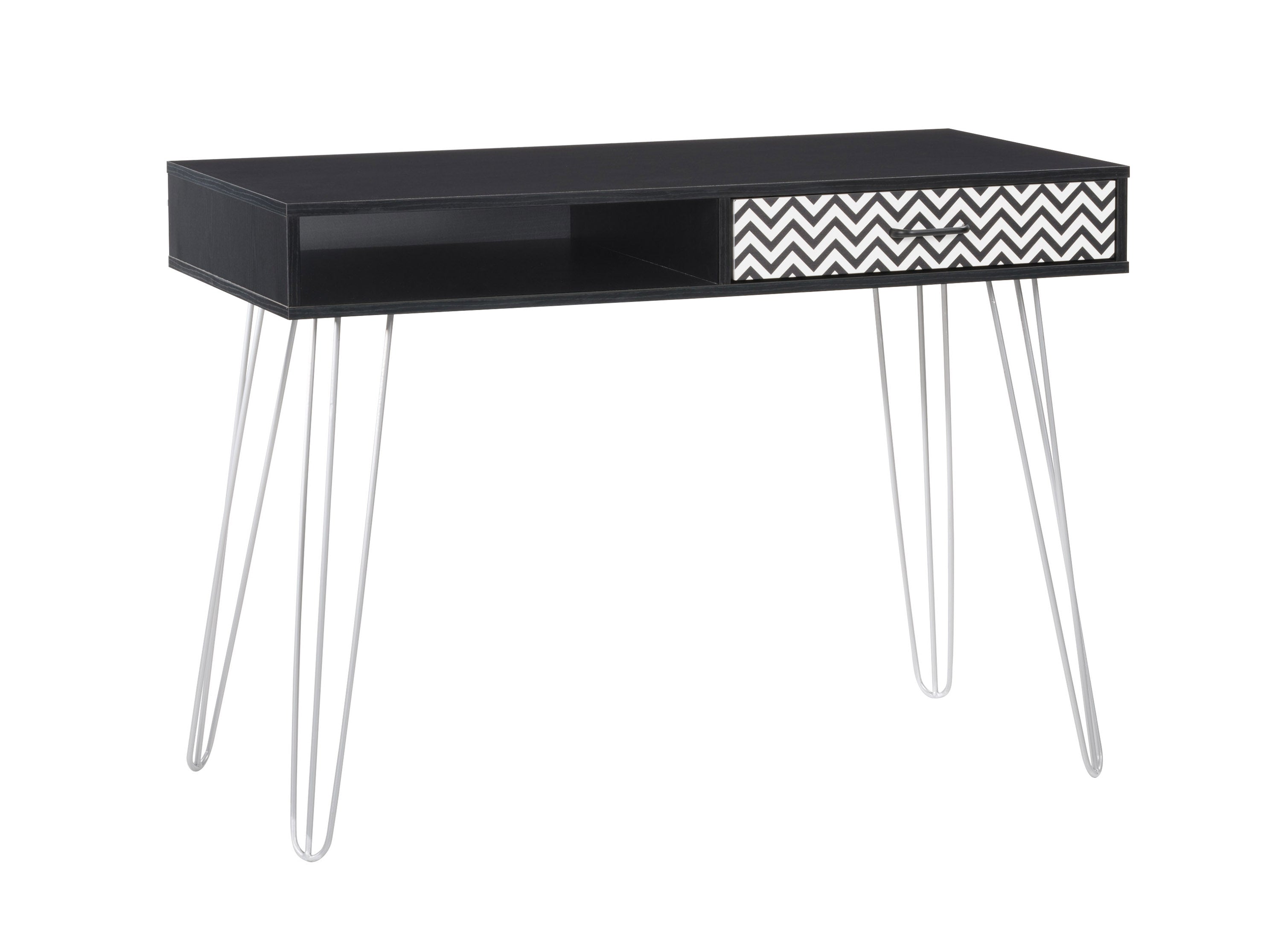 Compact Writing Desk with Storage Drawer - Perfect for Home Office, Study Room, or Small Spaces