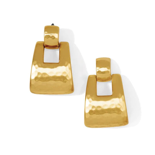 Brighton Dauphin Post Earrings in Gold Tone - Elegant & Hypoallergenic Stud Earrings for Women - Perfect for Everyday Wear, Parties & Gifts
