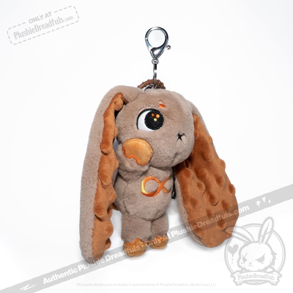 Gold Autism Awareness Rabbit Plush Keychain - Soft Plushie Dreadfuls Stuffed Animal Toy for Kids & Adults - Perfect for Backpacks, Gifts & Sensory Support