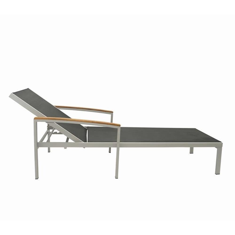 Braylee Reclining Chaise Lounge - Modern Black Accent Chair for Living Room, Bedroom & Patio - Comfortable Reading Napping Chair with Adjustable Backrest - Perfect for Relaxation, Home Decor & Small Spaces