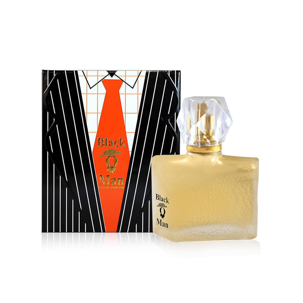 Black O Man Eau de Parfum for Men - 2.5 oz / 75ml Luxury Cologne - Long Lasting Fragrance for Date Night, Office & Special Occasions