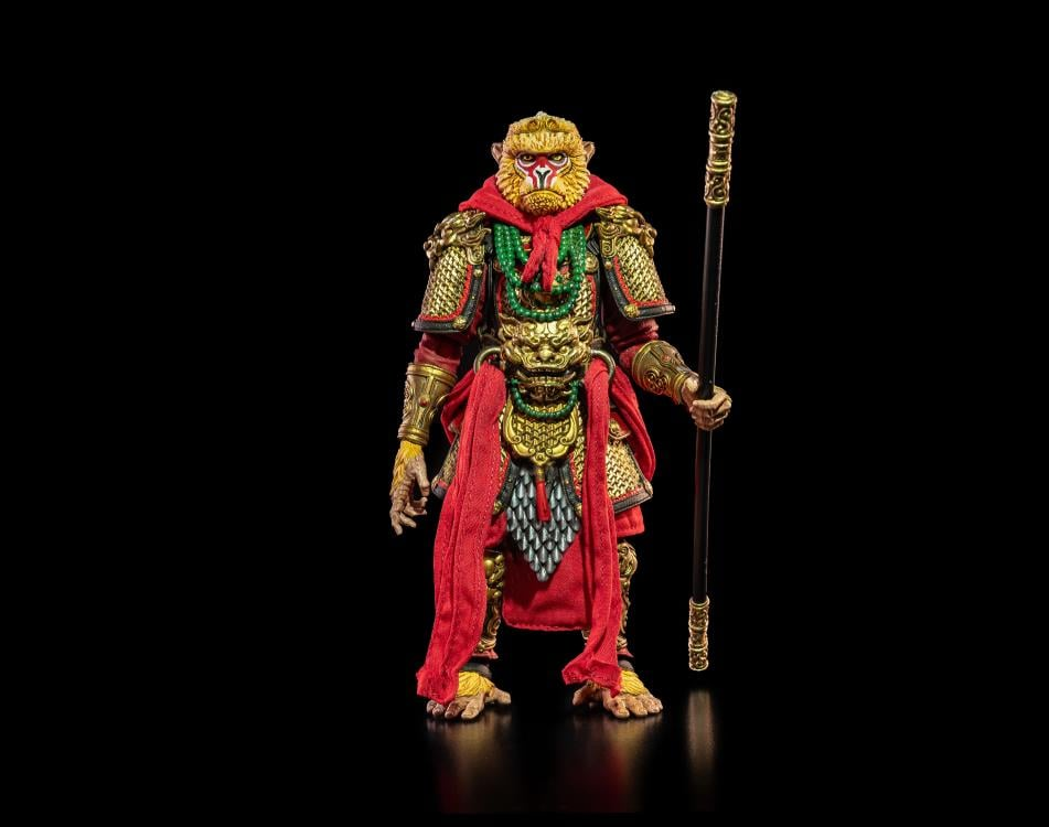 Mythic Legions 1/12 Scale 6-Inch Action Figure - Sun Wukong the Monkey King Golden Sage by Four Horsemen Studios | Collectible Articulated Figurine for Display & Role Play | Perfect for Anime Fans & Mythology Collectors