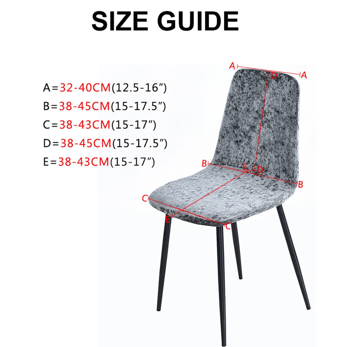 Velvet Stretch Dining Chair Covers Set of 2/4/6 - Washable Armless Slipcovers for Kitchen & Side Chairs - Soft Velvet Seat Protectors (Pink, 2 Pack) - Perfect for Dining Rooms, Restaurants & Home Decor