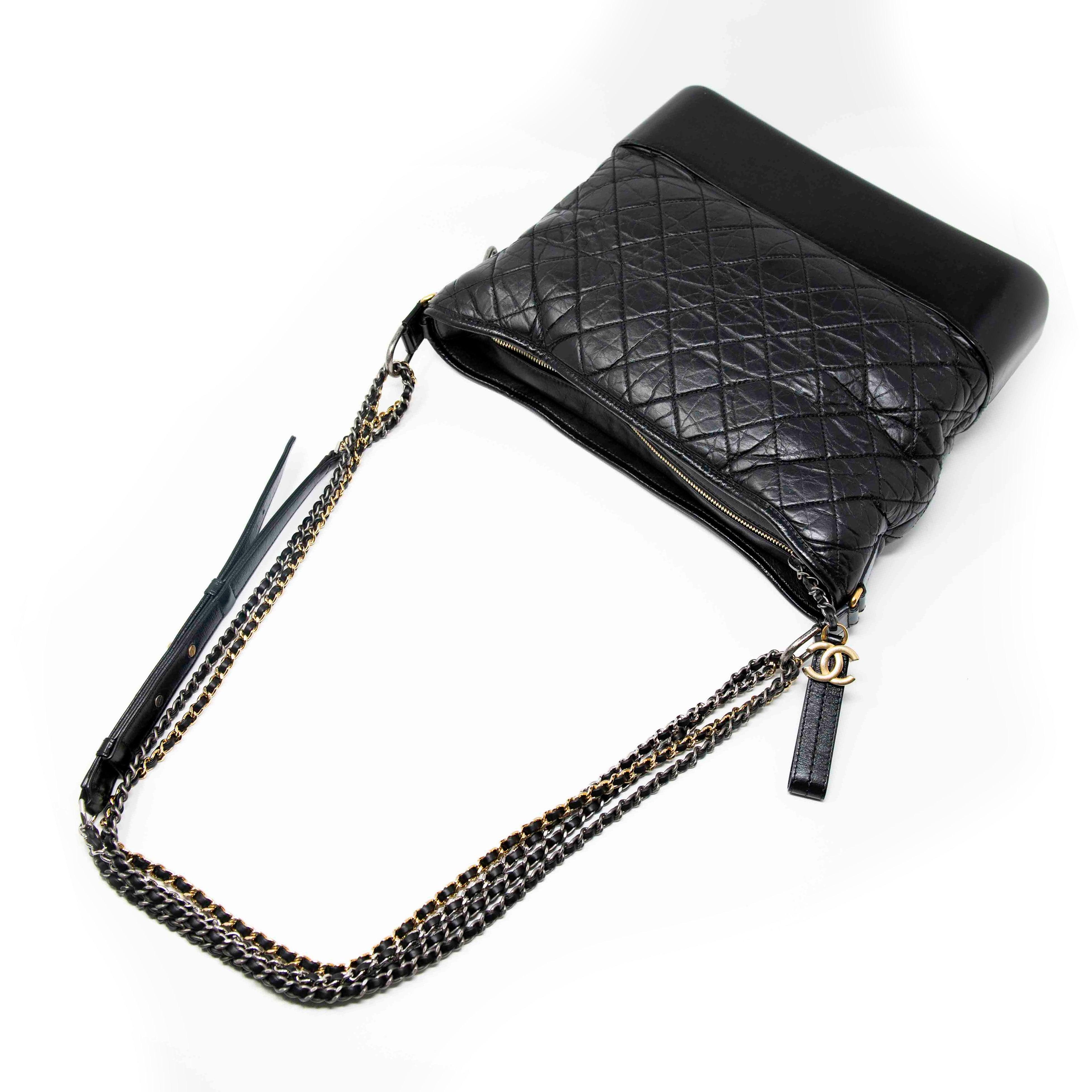 Chanel Black Large Gabrielle Hobo Bag - Luxury Designer Handbag for Women | Perfect for Everyday Use, Work & Special Occasions