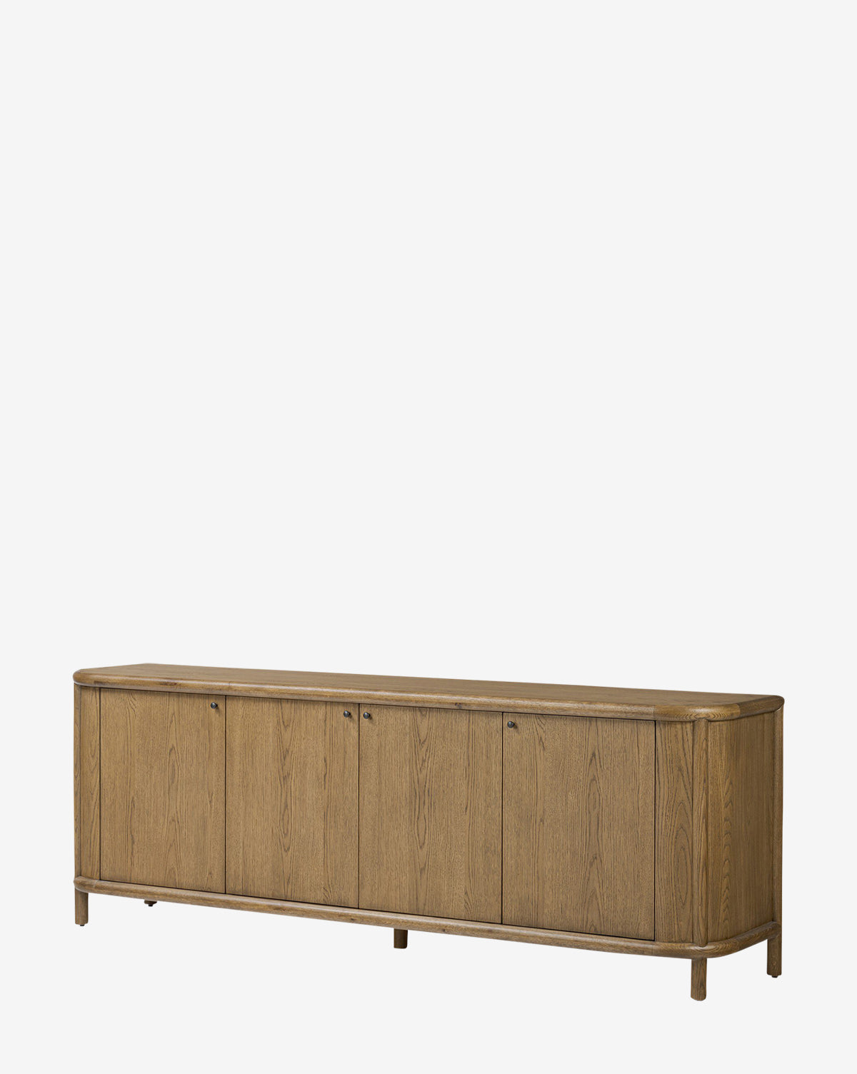 Modern Rolette Sideboard Buffet Cabinet - Stylish Storage for Dining Room, Living Room & Entryway - Perfect for Organizing Dishes, Linens & Home Decor