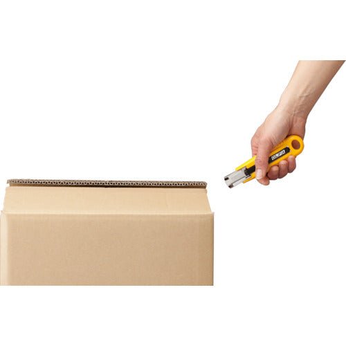 OLFA Safefy Cutter - Premium Utility Knife for Crafting, Packaging & DIY Projects | Ergonomic Design for Safe & Precise Cutting