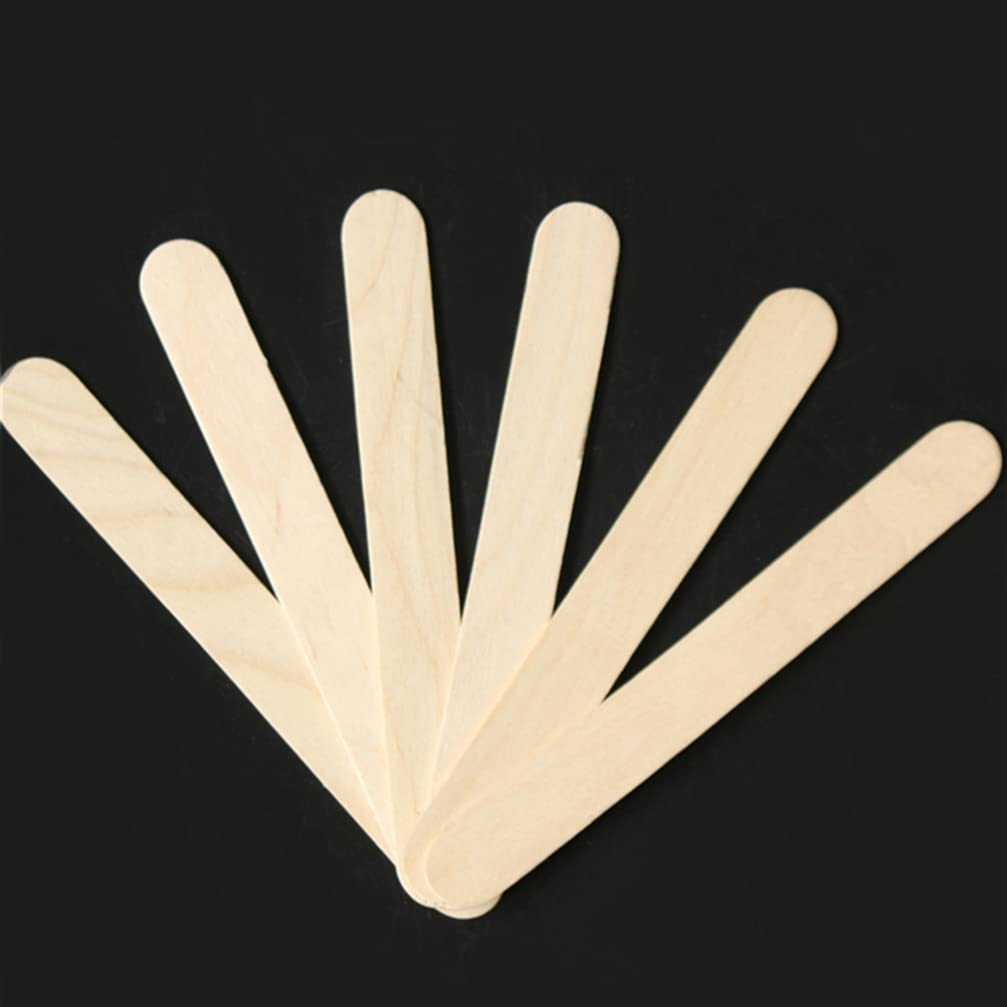 100pcs Wax Spatulas for Hair Removal - Professional Waxing Tools for Eyebrows, Face & Body - Perfect for Salon, Spa & Home Use