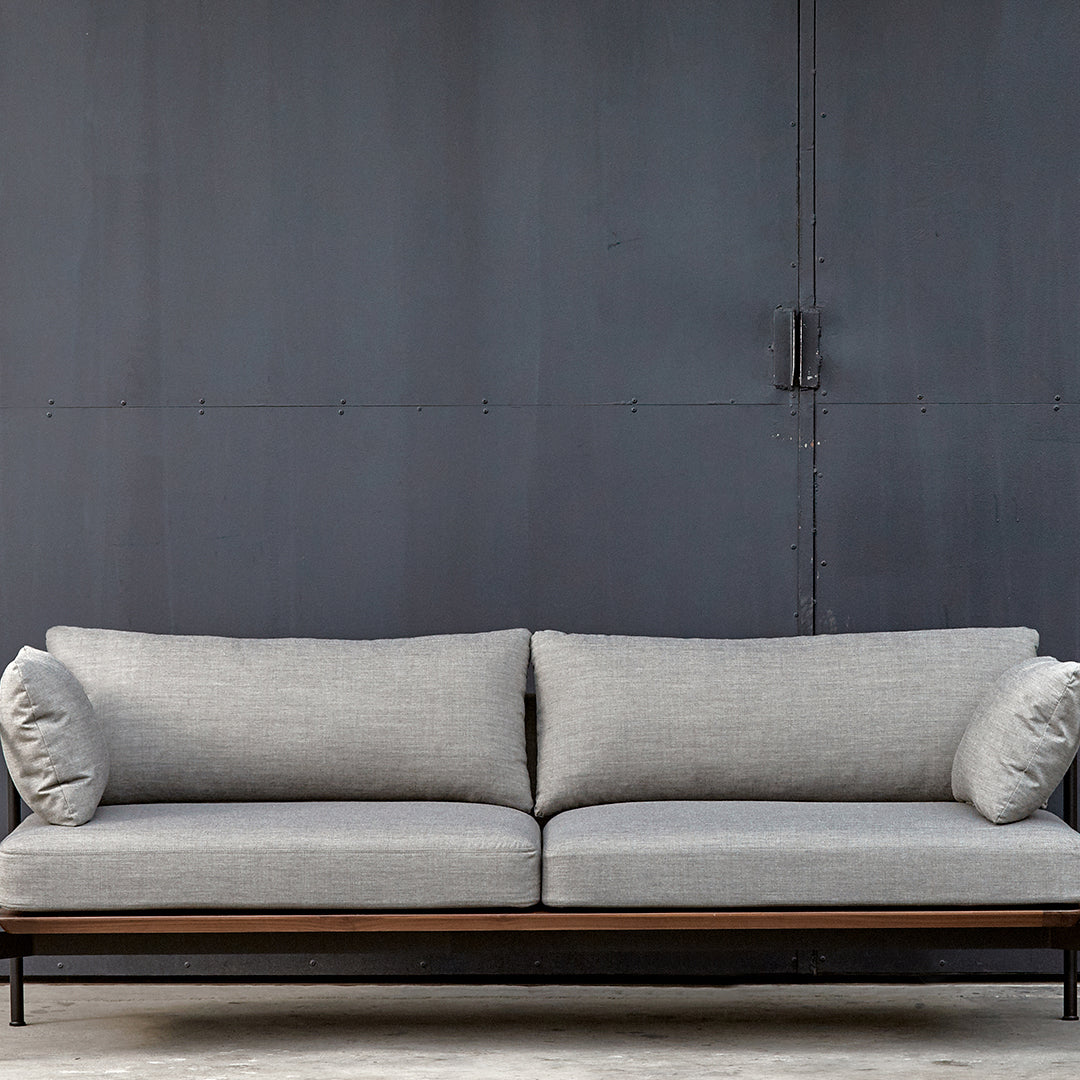 Modern Crawford Sofa 2.0 - Comfortable 3-Seater Living Room Couch with Premium Fabric - Perfect for Family Gatherings, Movie Nights & Small Space Apartments