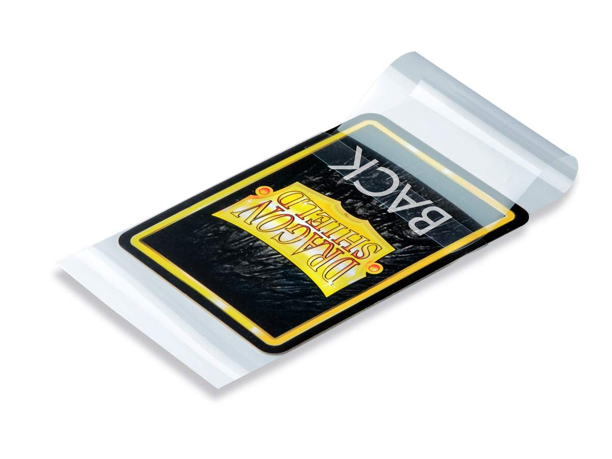10 Packs Dragon Shield Sealable Inner Sleeve Clear Standard Size 100 ct Card Sleeves - Perfect for MTG, Pokemon, Yu-Gi-Oh Trading Card Protection & Storage - Display Case for Collectible Card Games