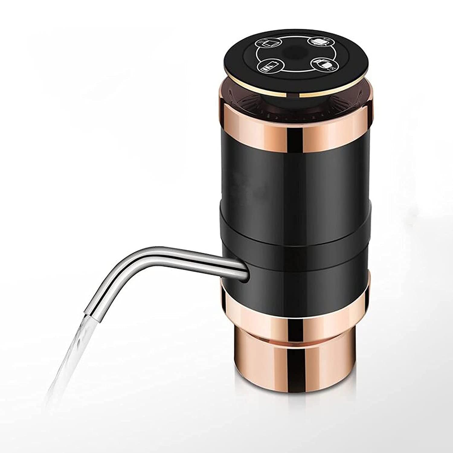 Portable USB Electric Water Bottle Pump - Universal Drinking Water Dispenser for Home & Travel | Rechargeable Household Water Pump for Bottles, Jugs & Containers | Perfect for Camping, Office & Emergency Use