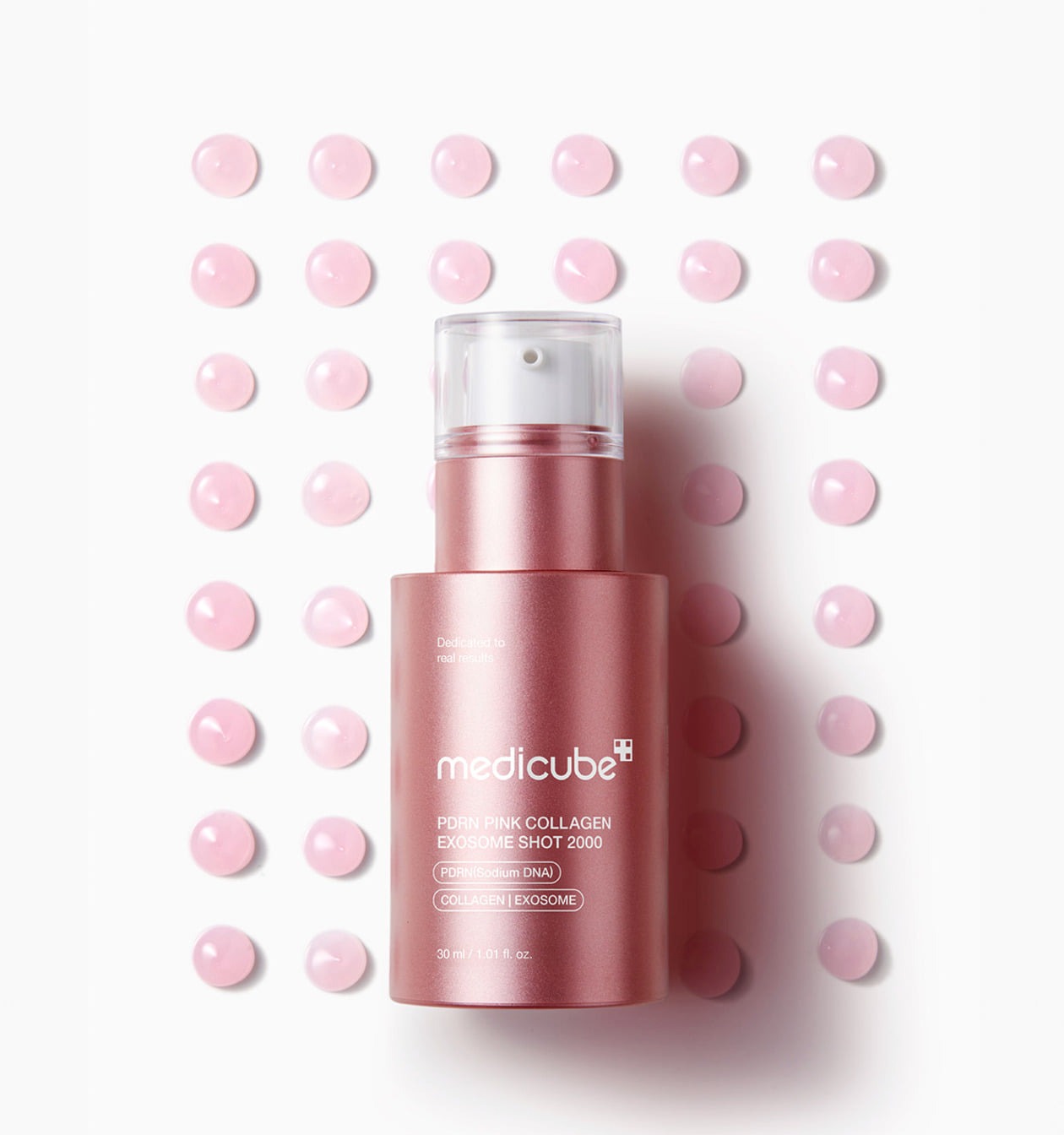 Medicube PDRN Pink Exosome Shot Serum 2000 - 30ml Anti-Aging Face Serum for Wrinkles & Hydration | Perfect for Night Skincare Routine & Daily Moisturizing