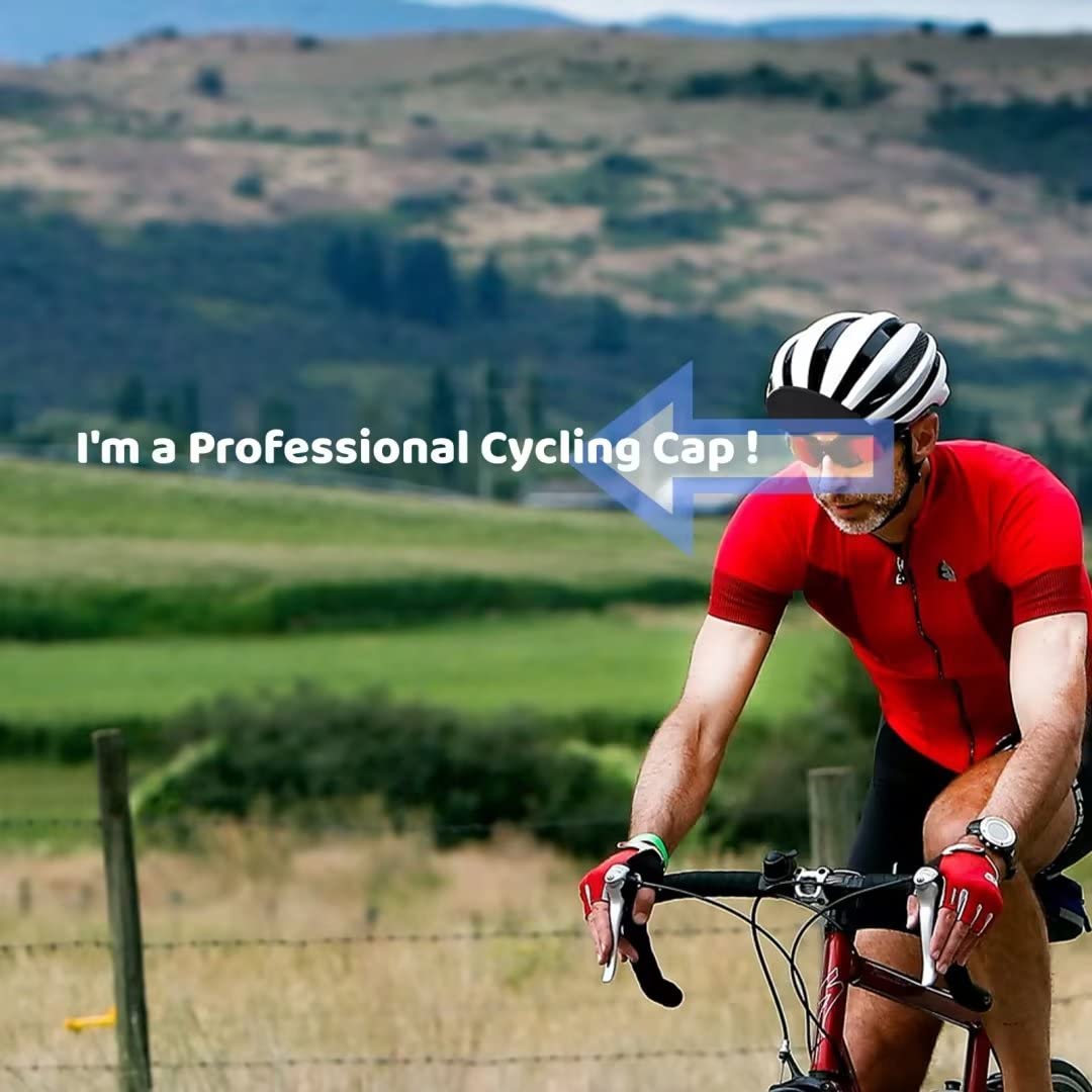 Breathable Polyester Cycling Cap - Funny Under Helmet Liner for Sweat Absorption | Perfect for Road Biking, Mountain Cycling & Commuting