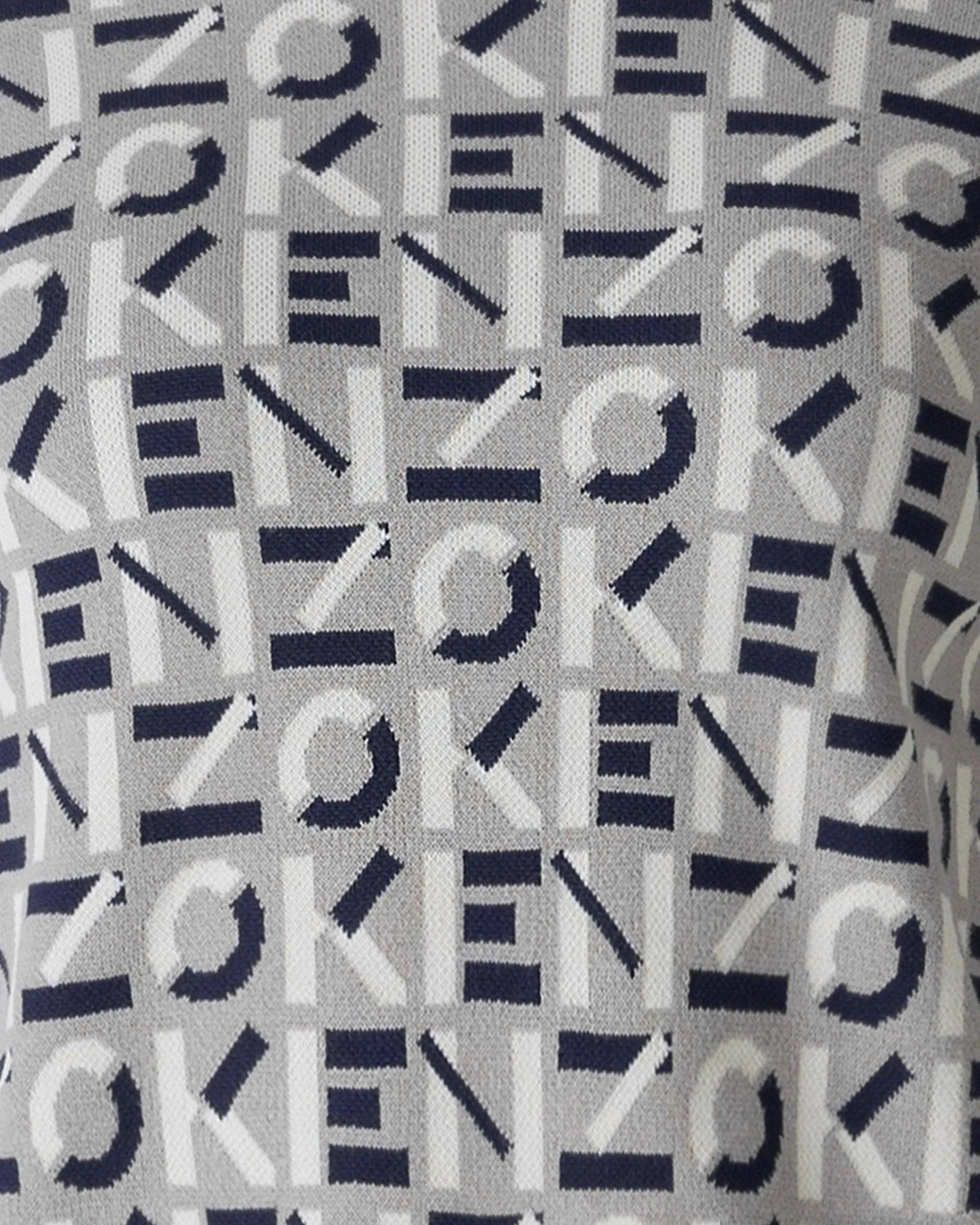 Stylish Monogram Jacquard Sweater for Women - Vintage-Inspired Knit Pullover | Perfect for Fall Fashion, Office Wear & Casual Outings