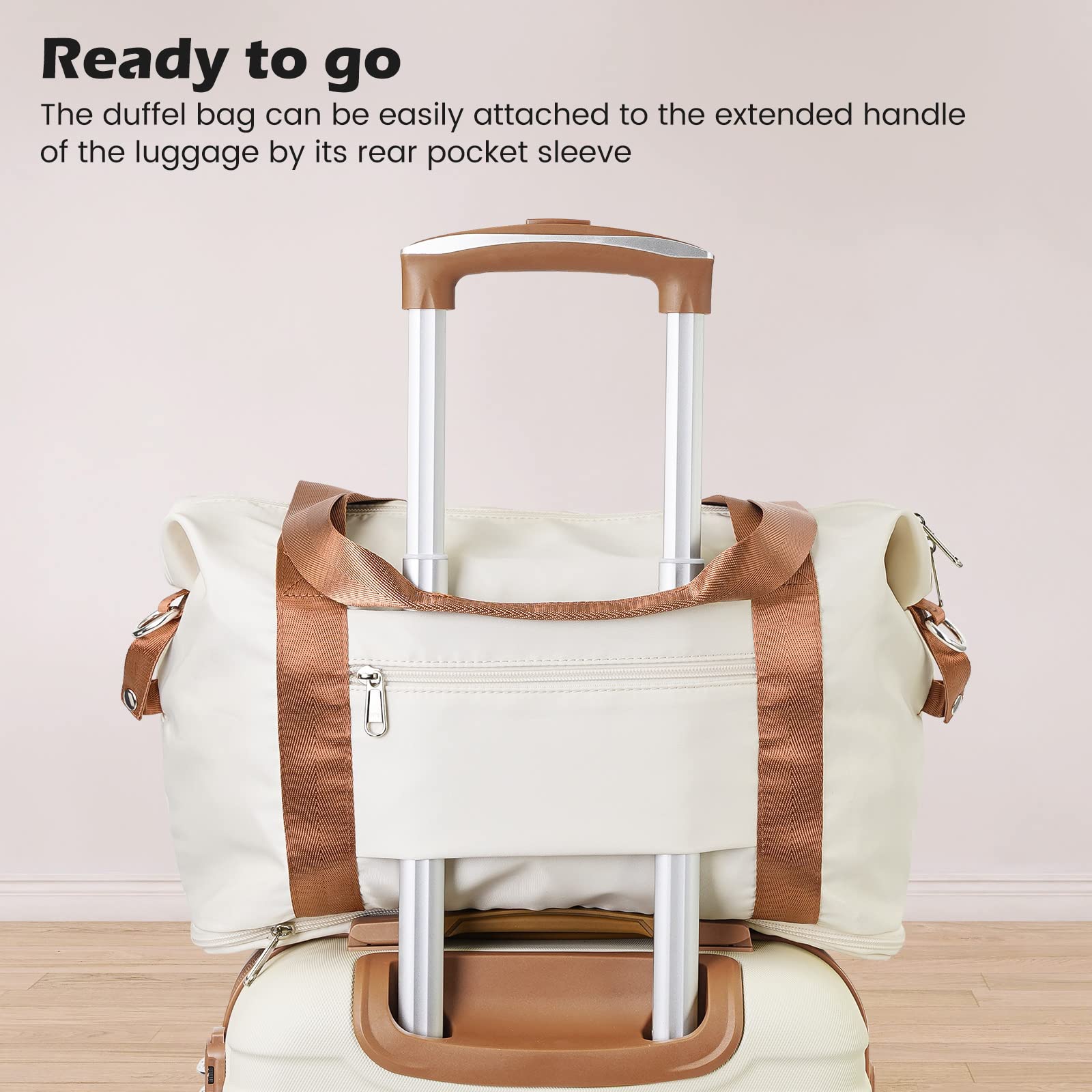Coolife 3-Piece Hardside Luggage Set with TSA Lock & Spinner Wheels - 20
