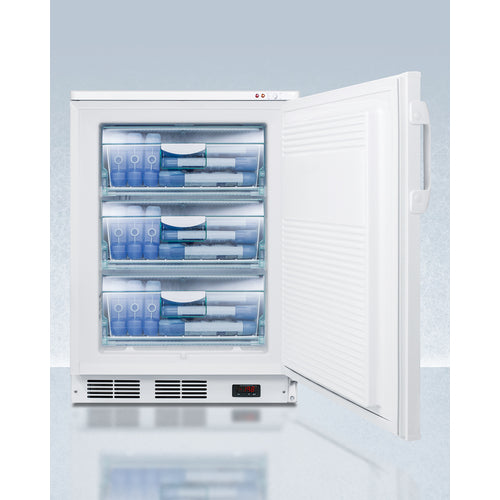 Accucold 24 Inch Wide All Freezer VT65MLGP - Energy Efficient Upright Deep Freezer for Home, Garage & Commercial Use - Perfect for Frozen Food Storage, Meal Prep & Bulk Buying
