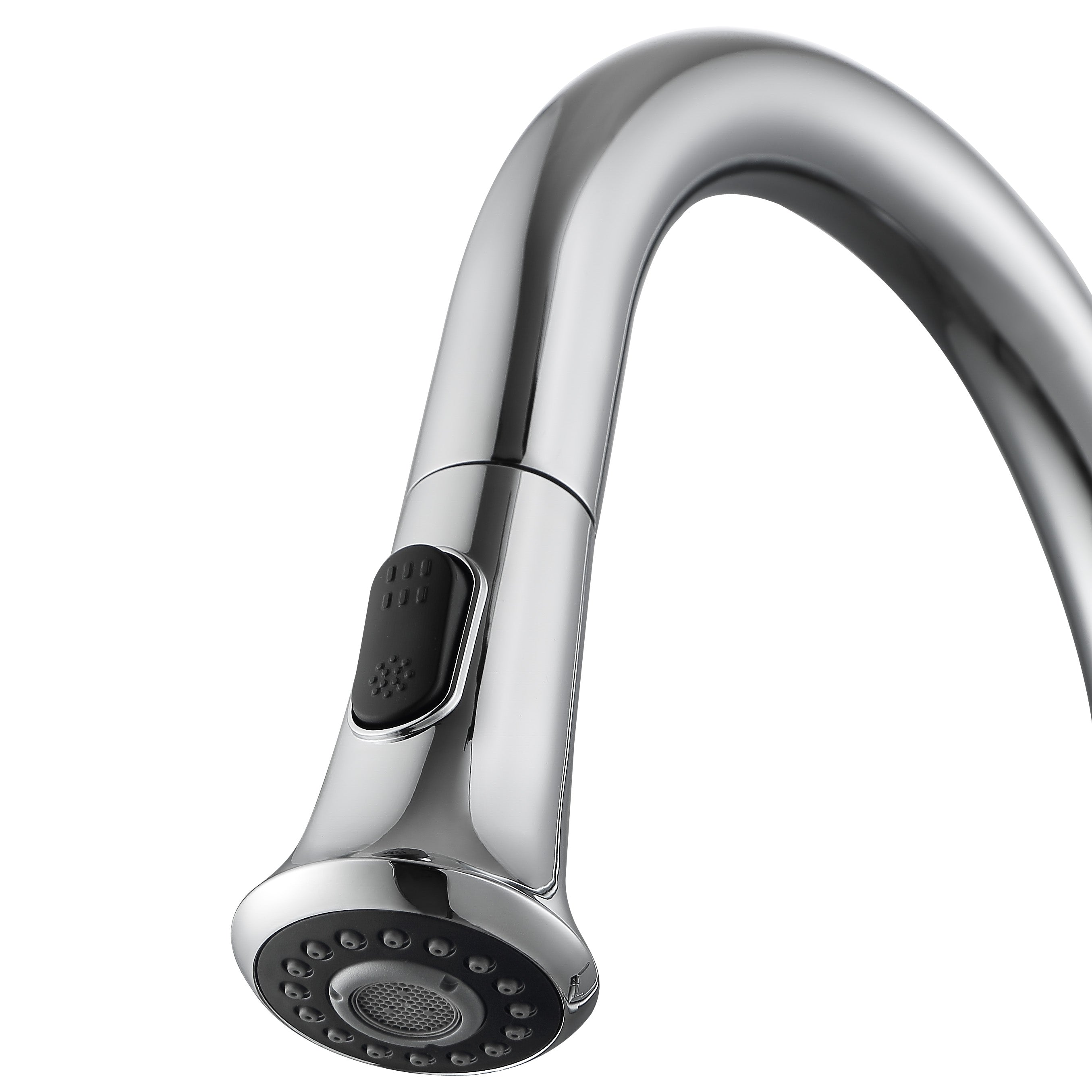 Chrome Rivella Pull Down Single Handle Dual Spray Kitchen Faucet - Perfect for Modern Home & Restaurant Sinks