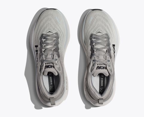 HOKA ONE ONE Bondi 8 Running Shoes for Men & Women - Cushioned Road Running Sneakers with Meta-Rocker for Smooth Ride - Perfect for Long Distance Running, Jogging, and Daily Workouts
