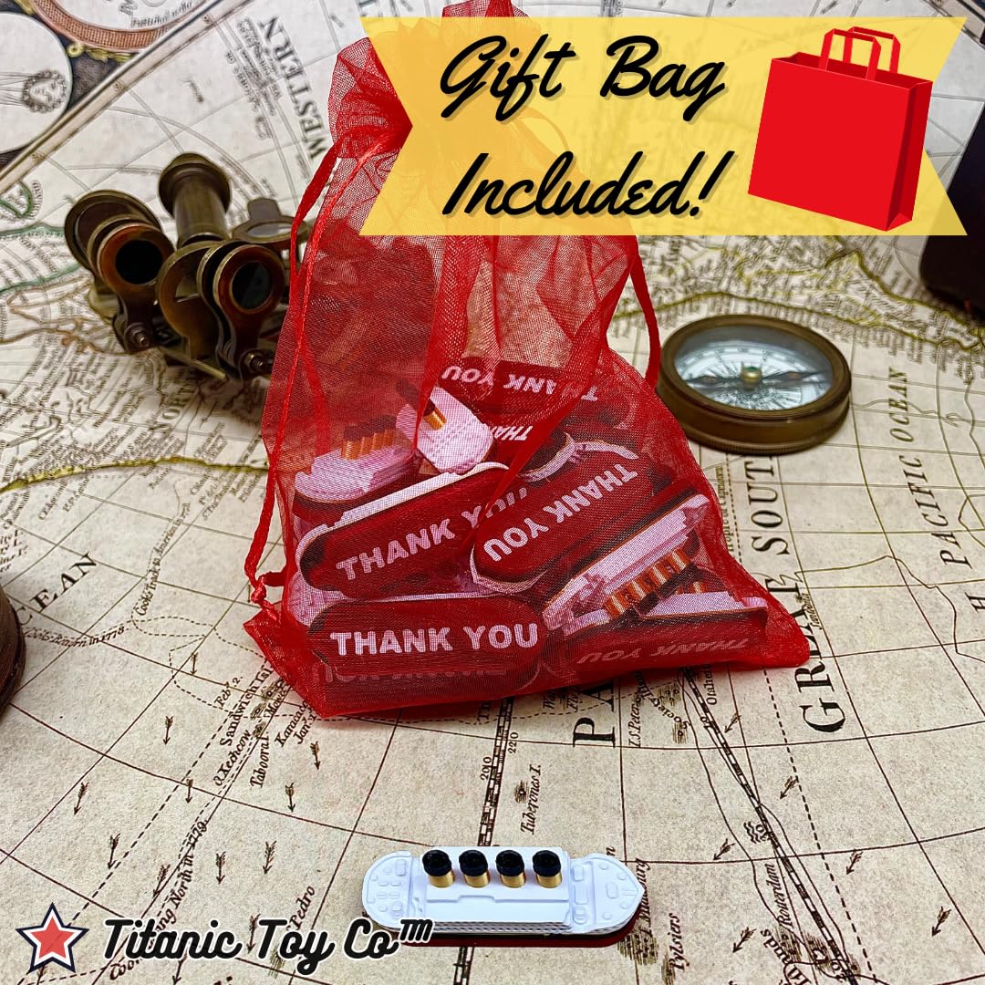 Titanic Party Favors 20 Pack - Kids Birthday Decor & Cake Topper for Titanic Themed Parties