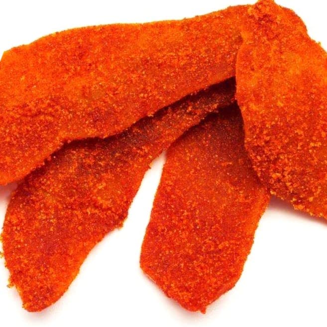 SweetGlob Dried Chamoy Mango Slices - Sour & Spicy Mexican Snacks - 1lb Bag - Perfect for Parties, Road Trips & Healthy Snacking