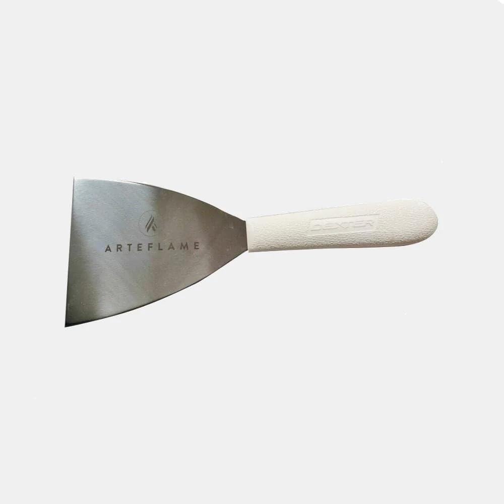 ARTEFLAME Heavy Duty Stainless Steel Griddle Scraper & Grill Chopper - Professional BBQ Cleaning Tool for Griddles, Grills & Flat Tops - Made in USA - Perfect for Outdoor Cooking, Camping & Backyard BBQs