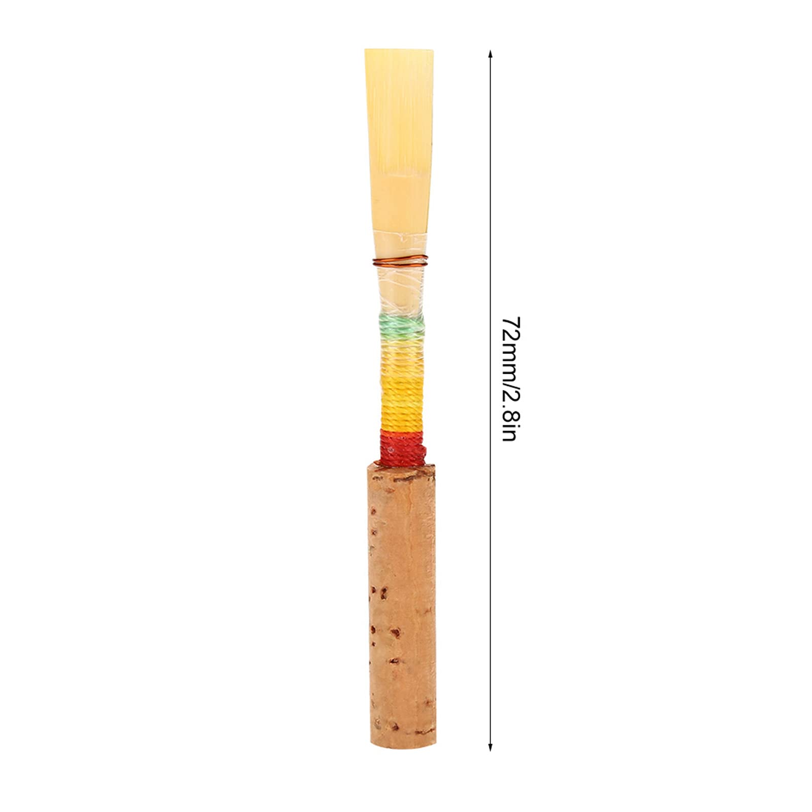 4Pcs Medium Soft Oboe Reeds - Synthetic Student Reeds for Wind Instruments with Plastic Storage Case - Perfect for Beginners & Practice Sessions