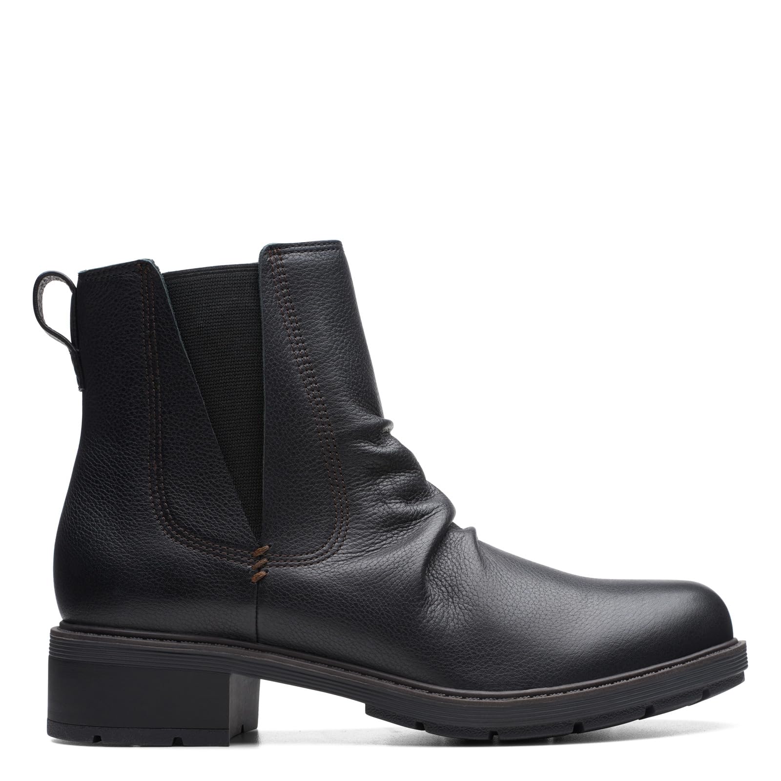 Clarks Women's Hearth Rose Mid Calf Boots - Comfortable Ankle Boots for Women, Casual Winter Boots with Cushioned Insoles | Perfect for Office, Walking & Daily Wear