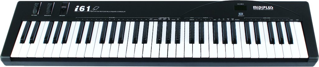 MIDIPLUS i61 USB MIDI Keyboard Controller - 61 Key Portable MIDI Keyboard with USB Connectivity for Music Production, Recording & Live Performance - Perfect for Home Studio, DJs & Music Producers
