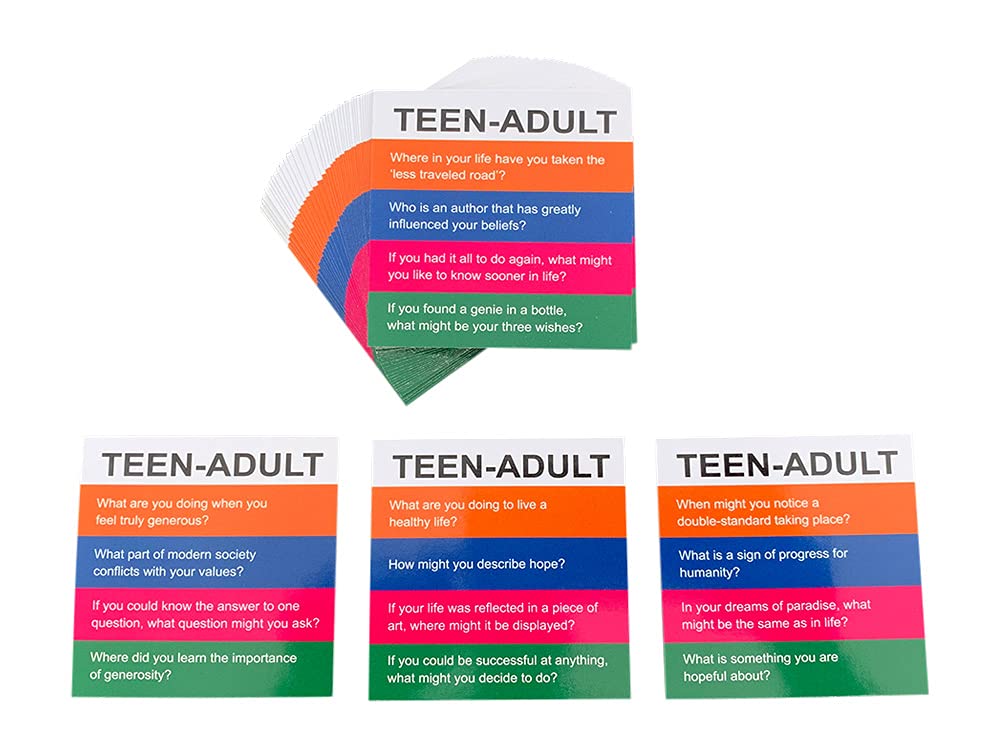 Totika Cube Six Deck Set - Self-Esteem & Social Skills Therapy Game for Kids & Teens - Perfect for Family Game Night, Classroom Activities & Counseling Sessions