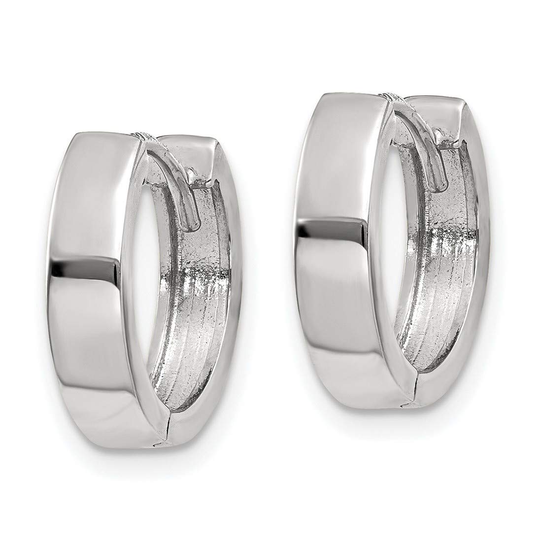 14k Gold Polished 3mm Hinged Hoop Huggie Earrings for Women - Elegant Everyday Jewelry for Work, Date Night & Special Occasions