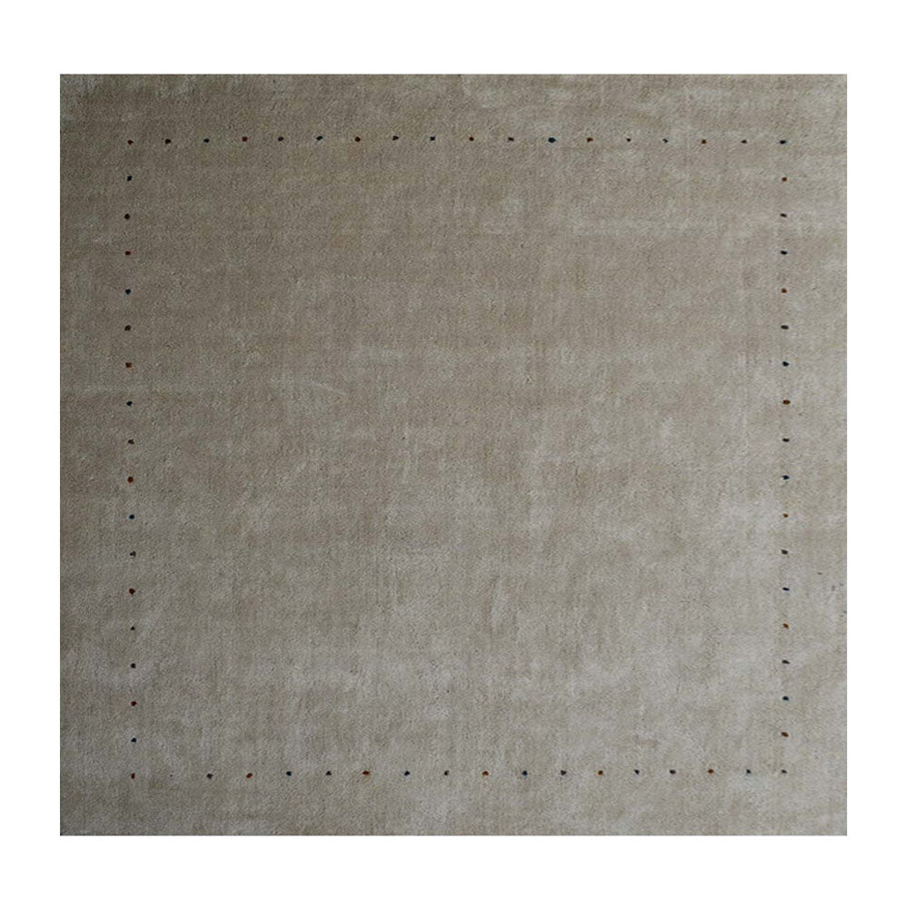 Handmade Arid Design Wool Area Rug - Bohemian Style Hand Knotted Carpet for Living Room, Bedroom & Home Decor