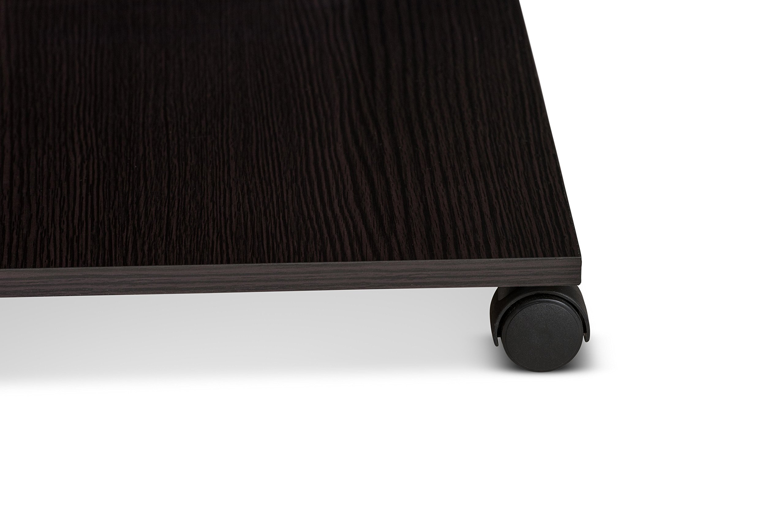 Baxton Studio Elstra Modern Coffee Table - Wenge Dark Brown Finish for Living Room, Lounge & Office Decor