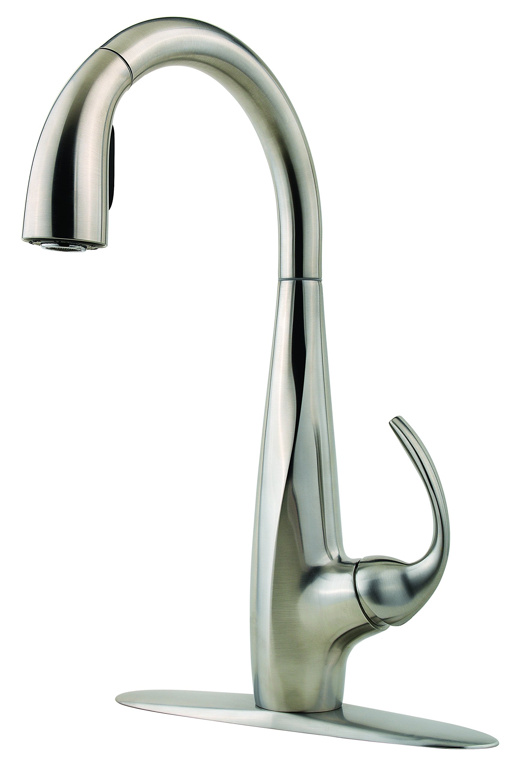 Pfister LF5297ANS Stainless Steel Kitchen Faucet with 1.8 GPM Flow Rate - Perfect for Modern Home Kitchens & DIY Installations